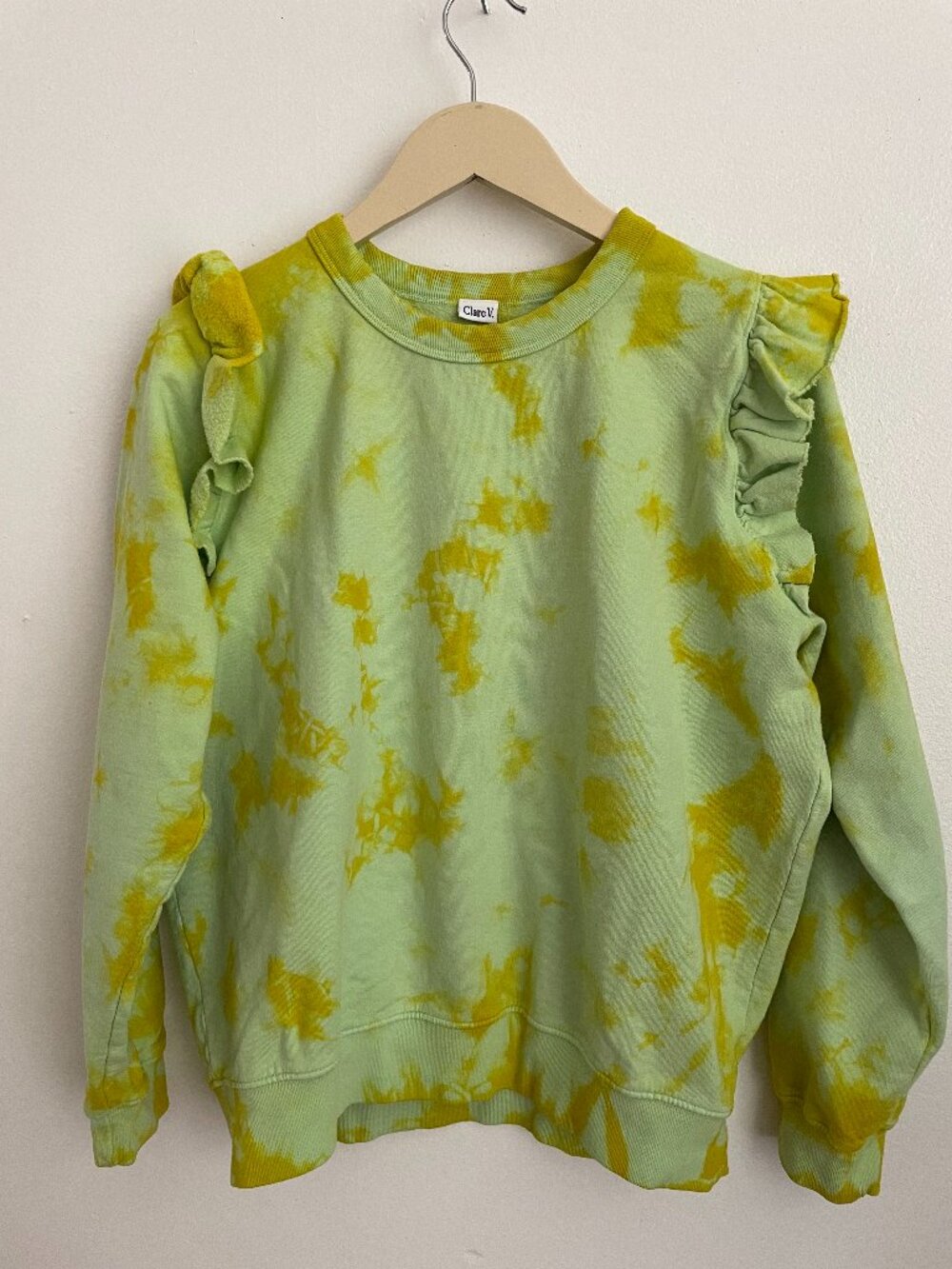 Clare V tie-dye sweatshirt